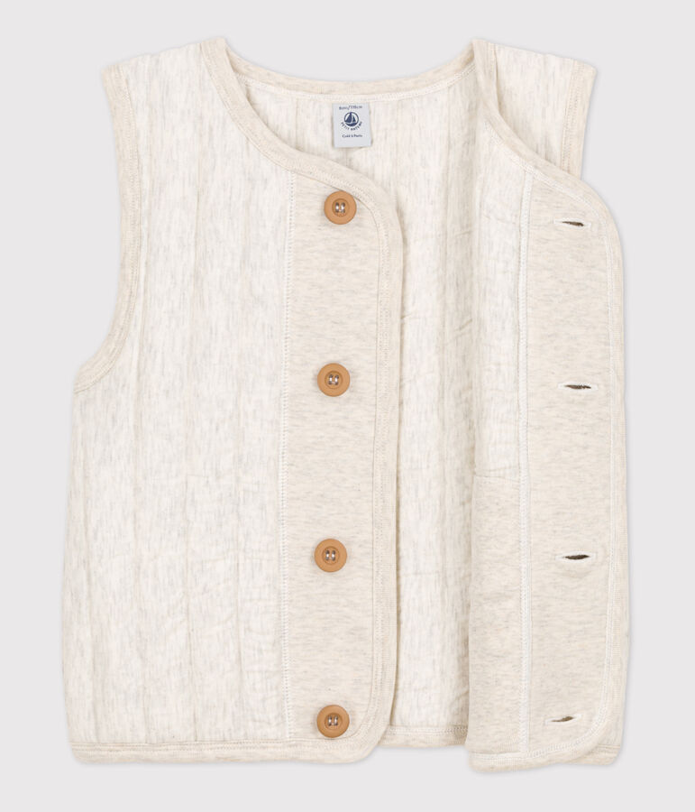 Children's Unisex Tube Knit Bodywarmer beige