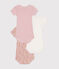 Babies' Short-Sleeved Floral Cotton Bodysuits - 3-Pack variante 1