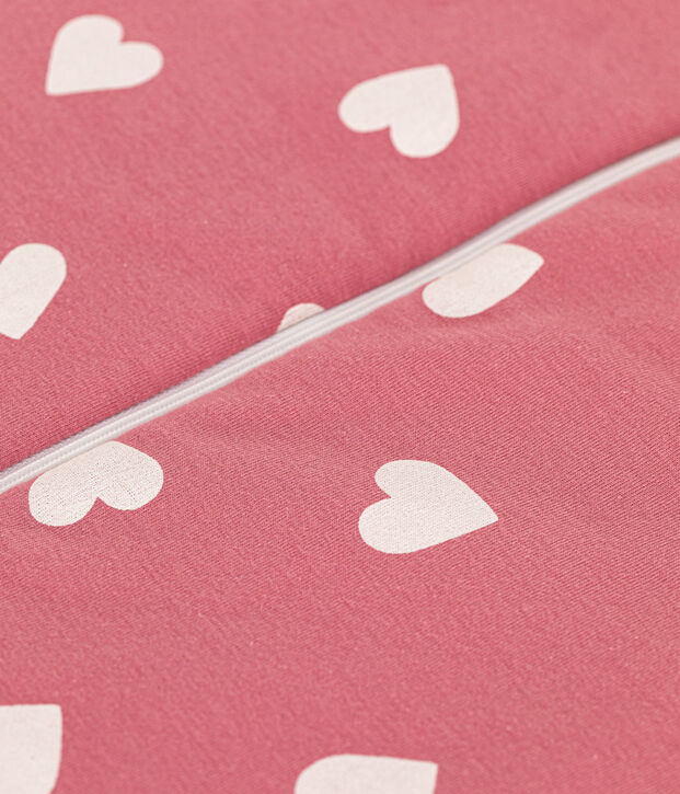 Babies 2.5 TOG cotton sleeping bag pink/ecru