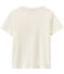 Boy's T-shirt with Tunisian collar MARSHMALLOW white