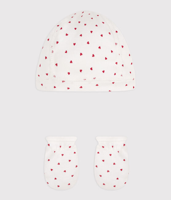 Cotton Hat and Mittens Set variante 1