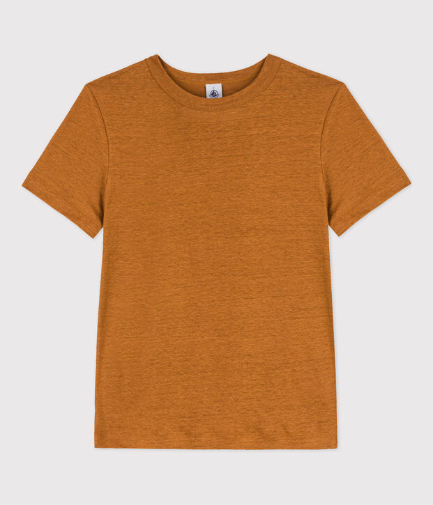 Women's Iconic Linen T-Shirt brown