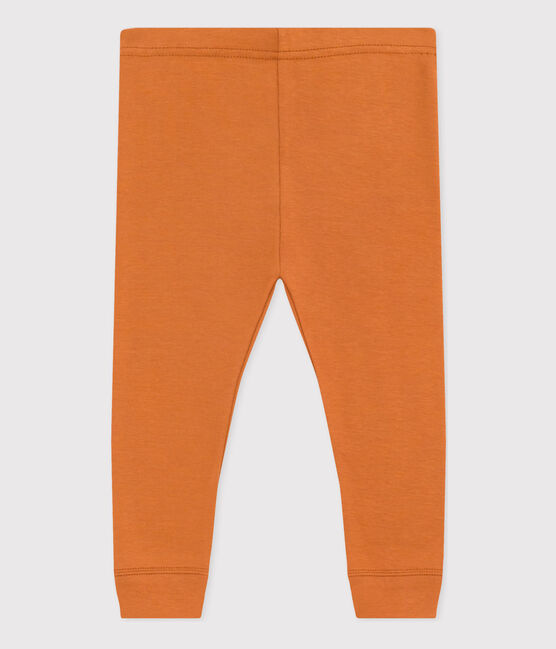 Babies' Cotton Leggings ECUREUIL brown