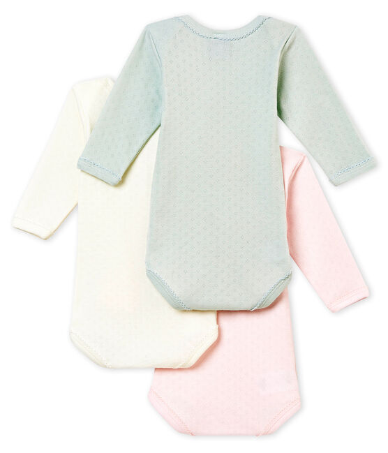 Baby girl's long sleeved body trio variante 1