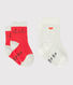 Set of 2 pairs of socks for baby girls