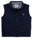 Baby boys' jacket in quilted tube knit