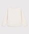 Girls' Tube Knit Cardigan MONTELIMAR CHINE beige