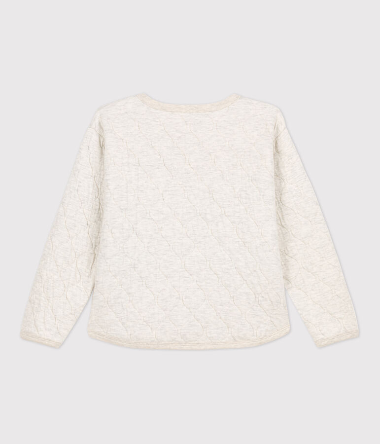 Girls' Tube Knit Cardigan beige