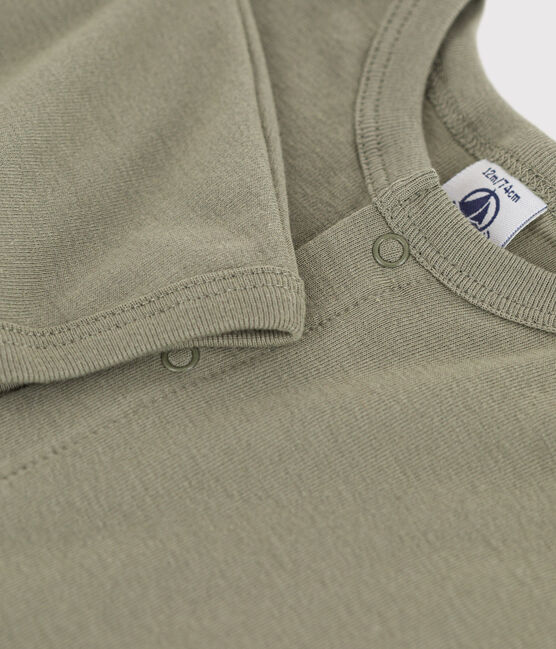 Babies' Cotton Cardigan  MARECAGE green