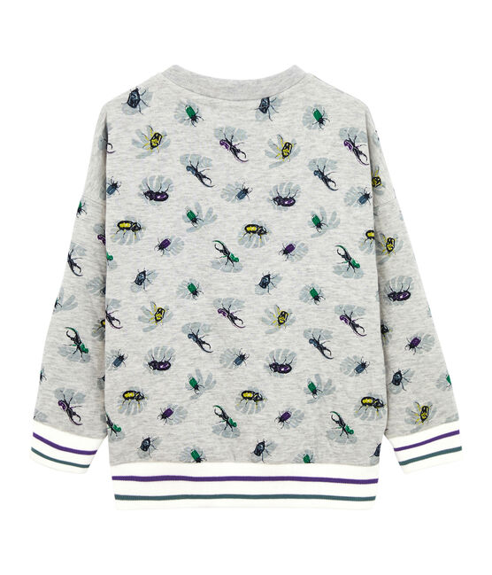 Boy's Sweatshirt BELUGA grey/MULTICO white