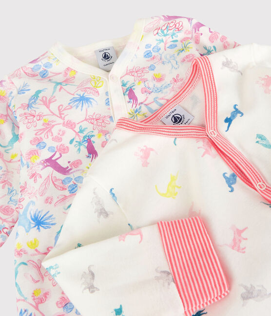Baby Girls' Cotton Sleepsuits - 2-Pack variante 1