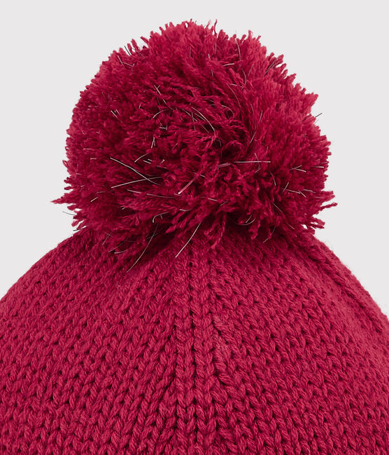 Girls' Woolly Hat POPPY pink
