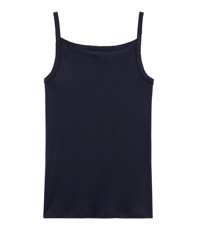 Women's strappy top blue