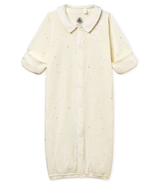 Unisex baby jumpsuit/sleeping bag MARSHMALLOW white/MULTICO white