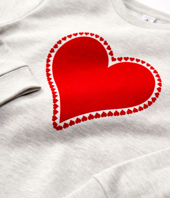 Unisex Children's Fleece Sweatshirt BELUGA CHINE grey