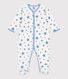 Babies' starry velour pyjamas