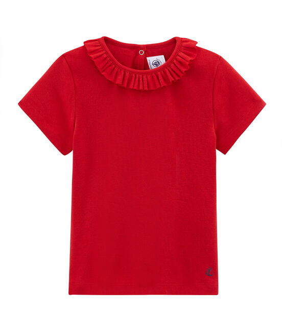 Girls' Short-sleeved T-shirt TERKUIT red