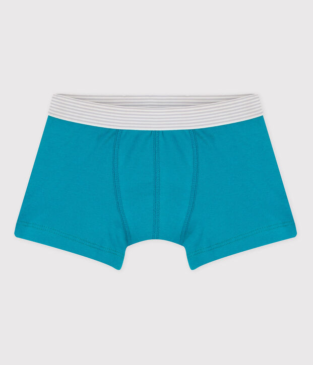 Boys' Cotton Boxer Shorts green