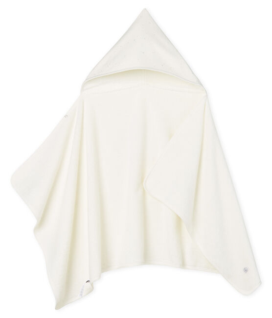 Babies' Terry Bath Cape MARSHMALLOW white
