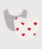 PACK OF 2 COTTON BABY BIBS  variante 2