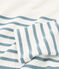 Women's twirling breton top MARSHMALLOW white/FONTAINE blue