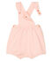 Baby Girls' Short Fleece Dungarees MINOIS pink
