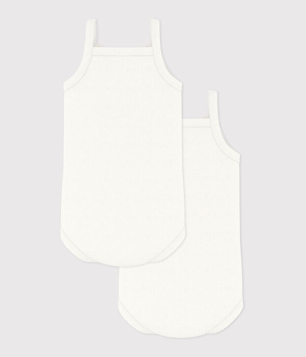 Baby Girls' Strappy Bodysuits - 2-Pack multicolor