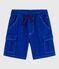 Children's cotton cargo Bermuda shorts SURF blue