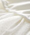 Baby girl's long-sleeved dress MARSHMALLOW white