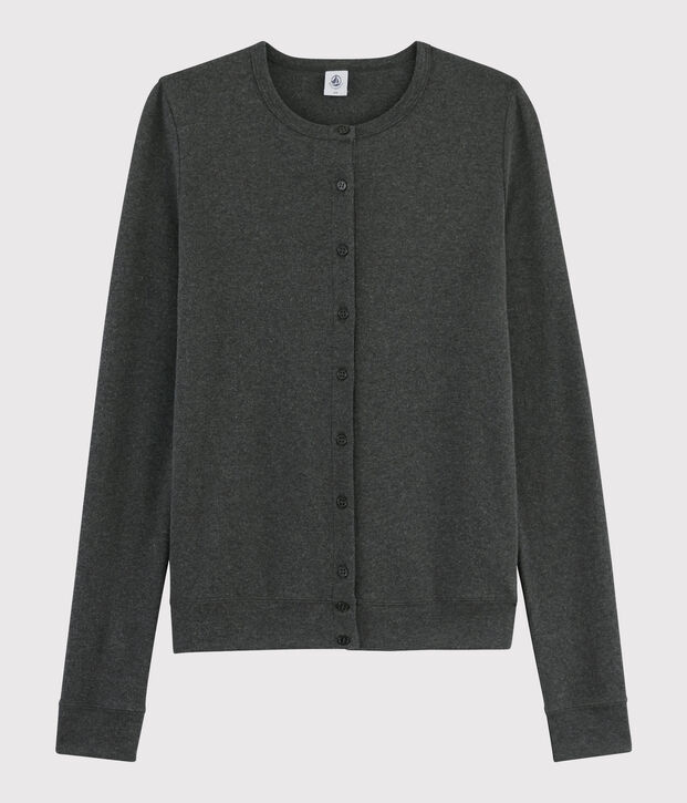 Women's Iconic Cotton Cardigan grey