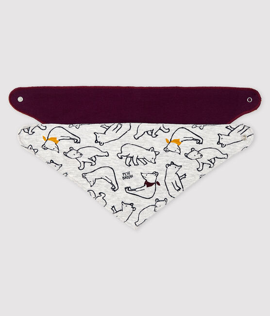 Pack of 2 baby bandana/bibs variante 1