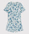 Women's Floral Cotton Short Pyjamas MARSHMALLOW white/ROVER
