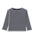 women's striped top in heavyweight jersey