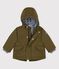 Babies' Water-Repellent Parka MILITARY green