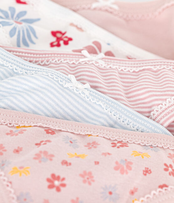 Children's Floral Cotton Knickers - 5-Pack variante 1