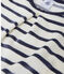 Chemise de nuit fille à bouclette velours COQUILLE beige/SMOKING blue