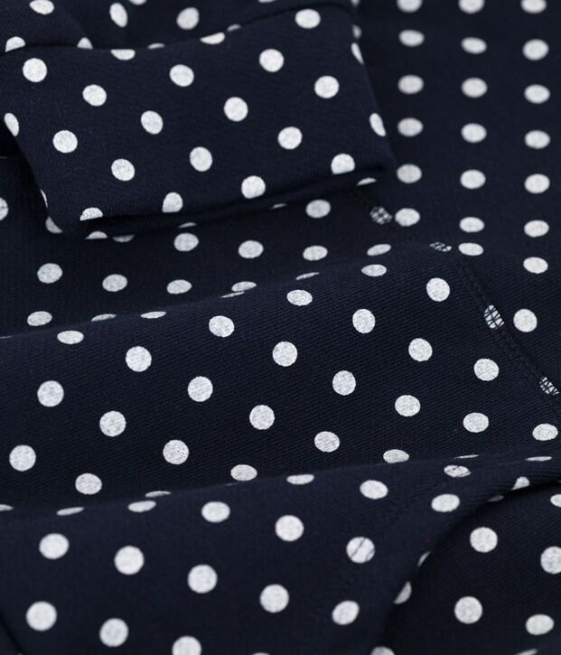 Girls' Hoodie blue/ecru