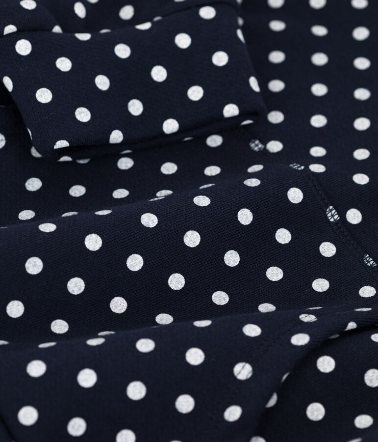 Girls' Hoodie blue/ecru