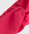 Babies' plain fabric hairband GLOSS pink