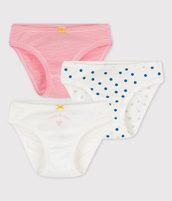 Girls' Heart Print Briefs - 3-Pack variante 1