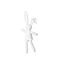 Rabbit comforter Ecume white