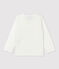 Babies' Cotton Cardigan MARSHMALLOW white
