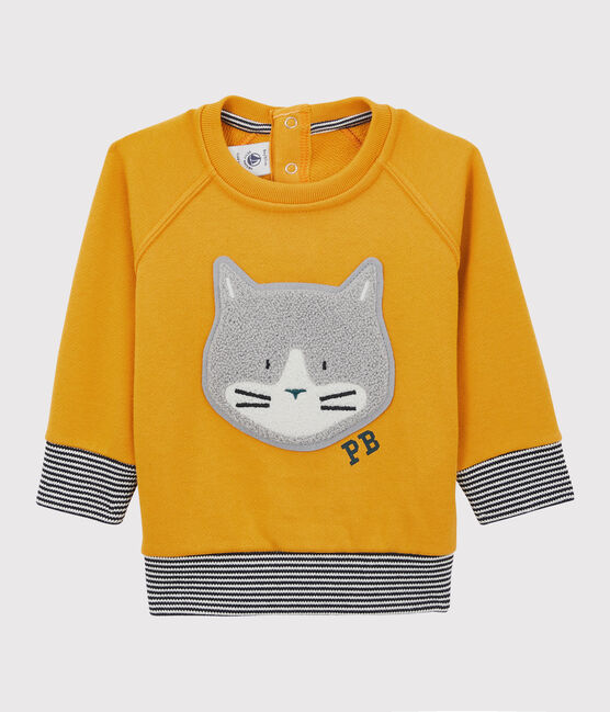 Babies' Fleece Sweatshirt BOUDOR yellow