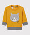 Babies' Fleece Sweatshirt BOUDOR yellow