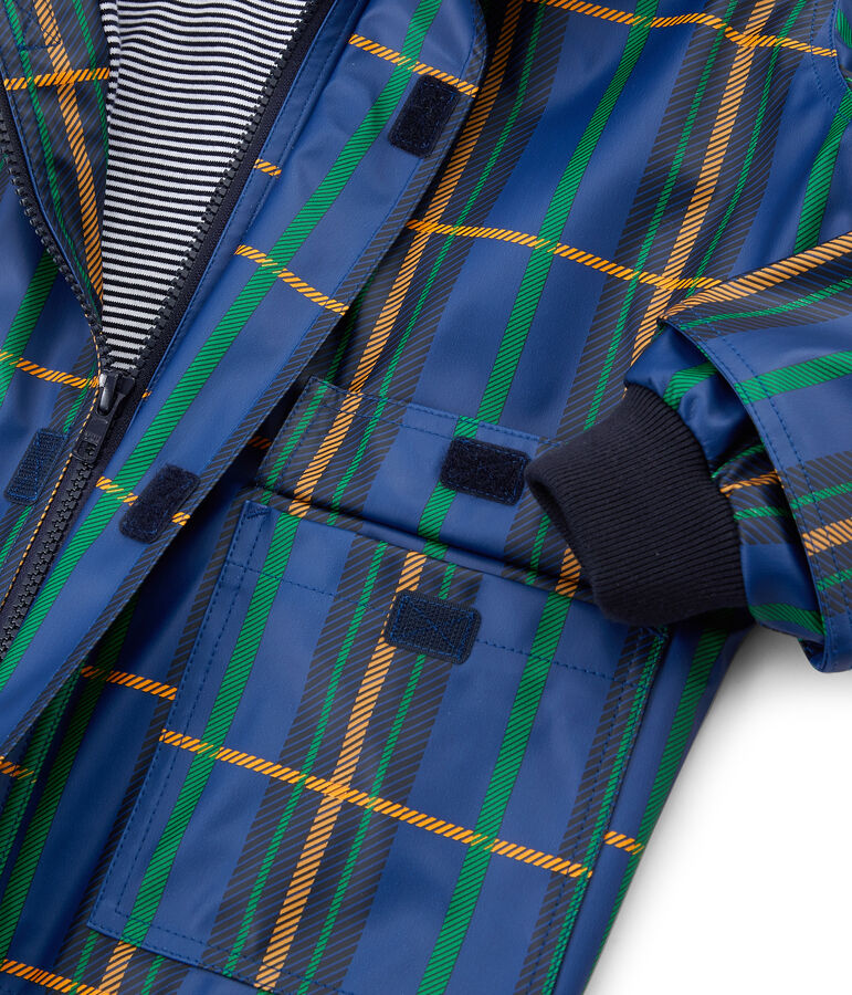 Unisex Children's Raincoat LIMOGES blue/MULTICO white