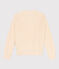 Women's Fisherman's Rib Cotton Pullover AVALANCHE Ecru