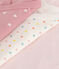 Babies' long-sleeved printed cotton wrapover bodysuits - 3-Pack variante 1