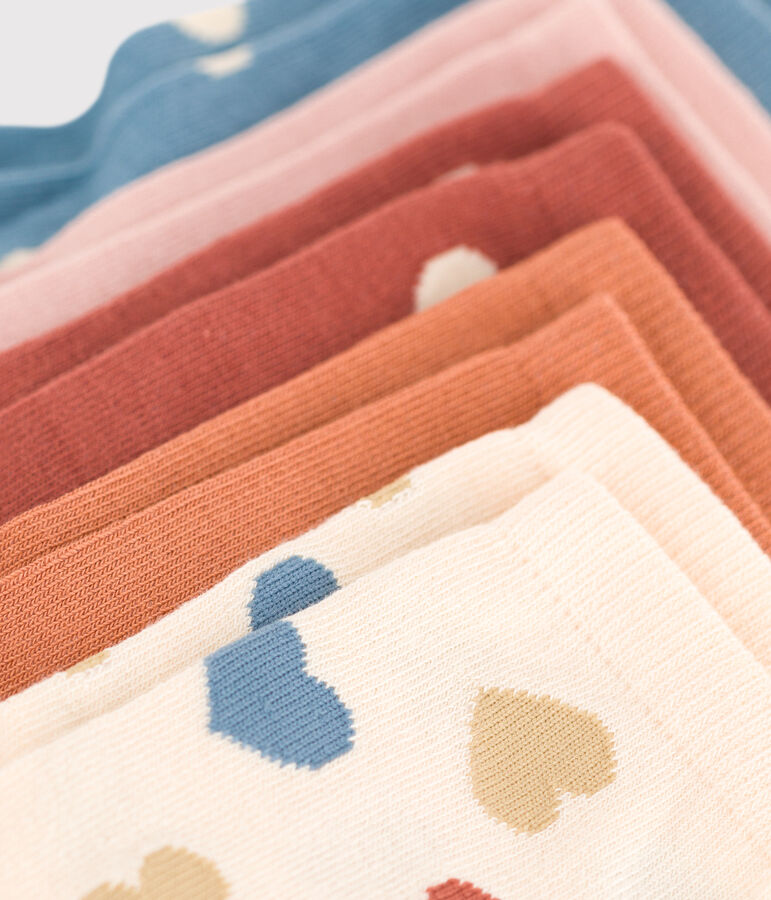 Children's Unisex Heart Patterned Socks - 5-Pack variante 1