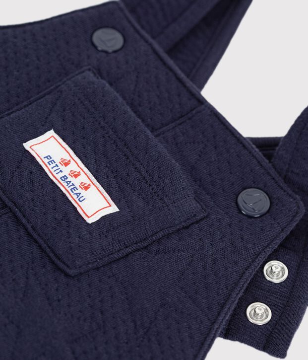 Babies' thick cotton dungarees with a star pattern SOIR
