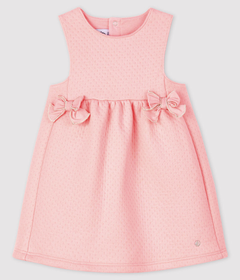 Baby girl's sleeveless dress pink